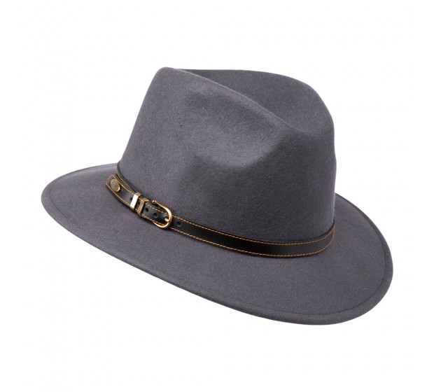 Fedora hat - Cleo - grey