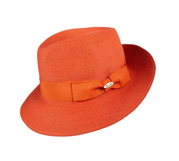 Bronté Fedora hat - Josephine - orange