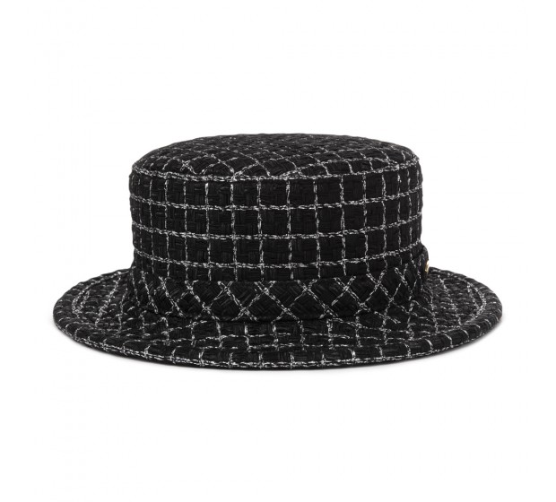 Bronté Boater - Center - black/silver